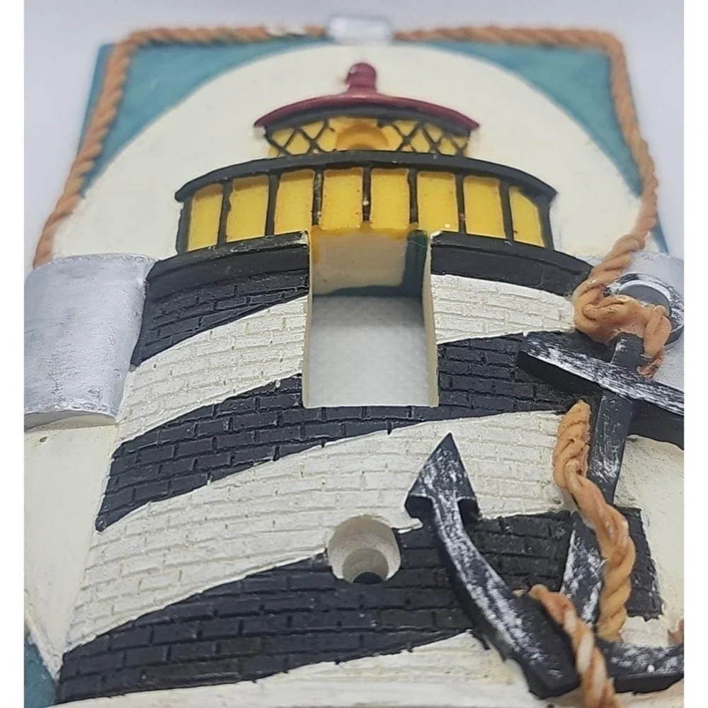 Vintage Lighthouse Light Switch Cover Coastal Nautical Decor
